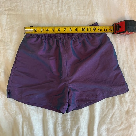 Aritzia TNA iridescent purple/blue adjustable waist high rise athletic shorts XS - Picture 6 of 7